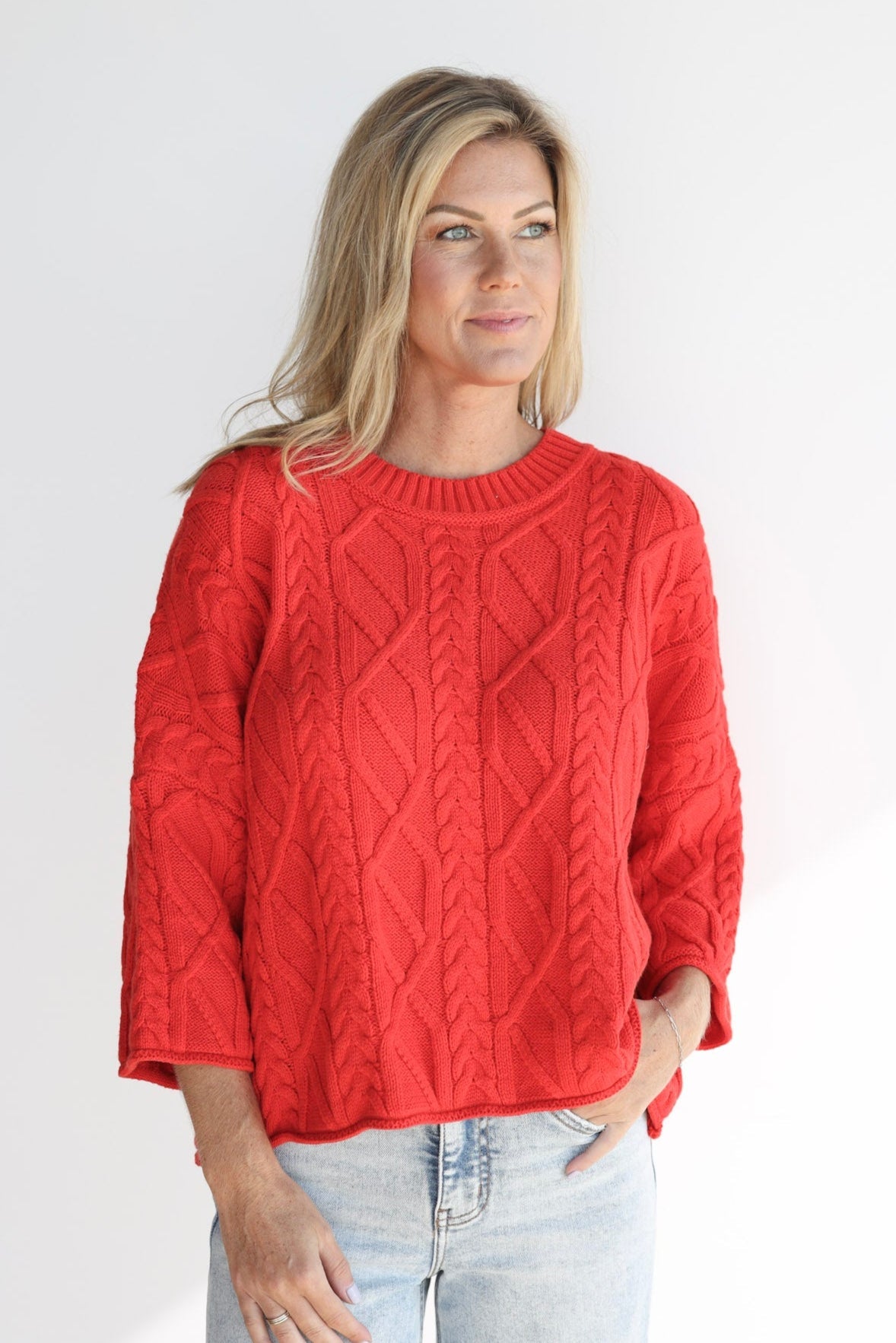 TIMBER CABLE SWEATER