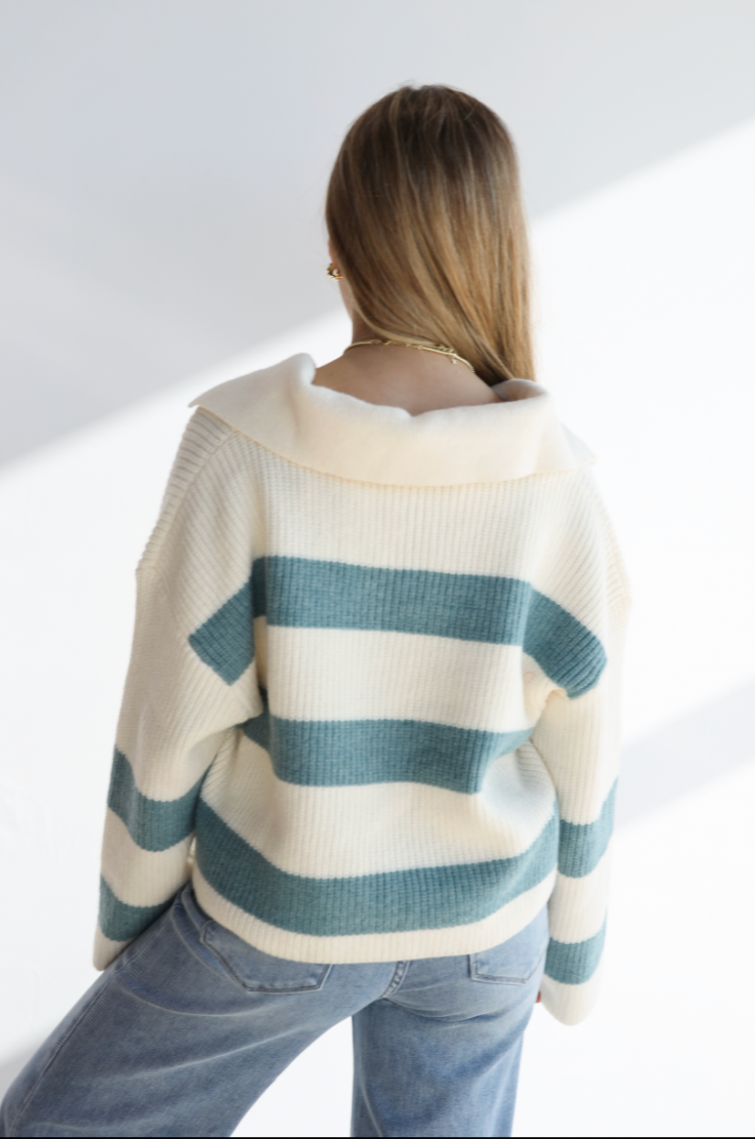 SERENA STRIPE DETAIL TOP